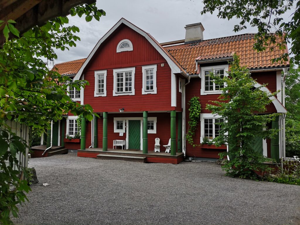 Boende på Villa Väsby BnB, entré